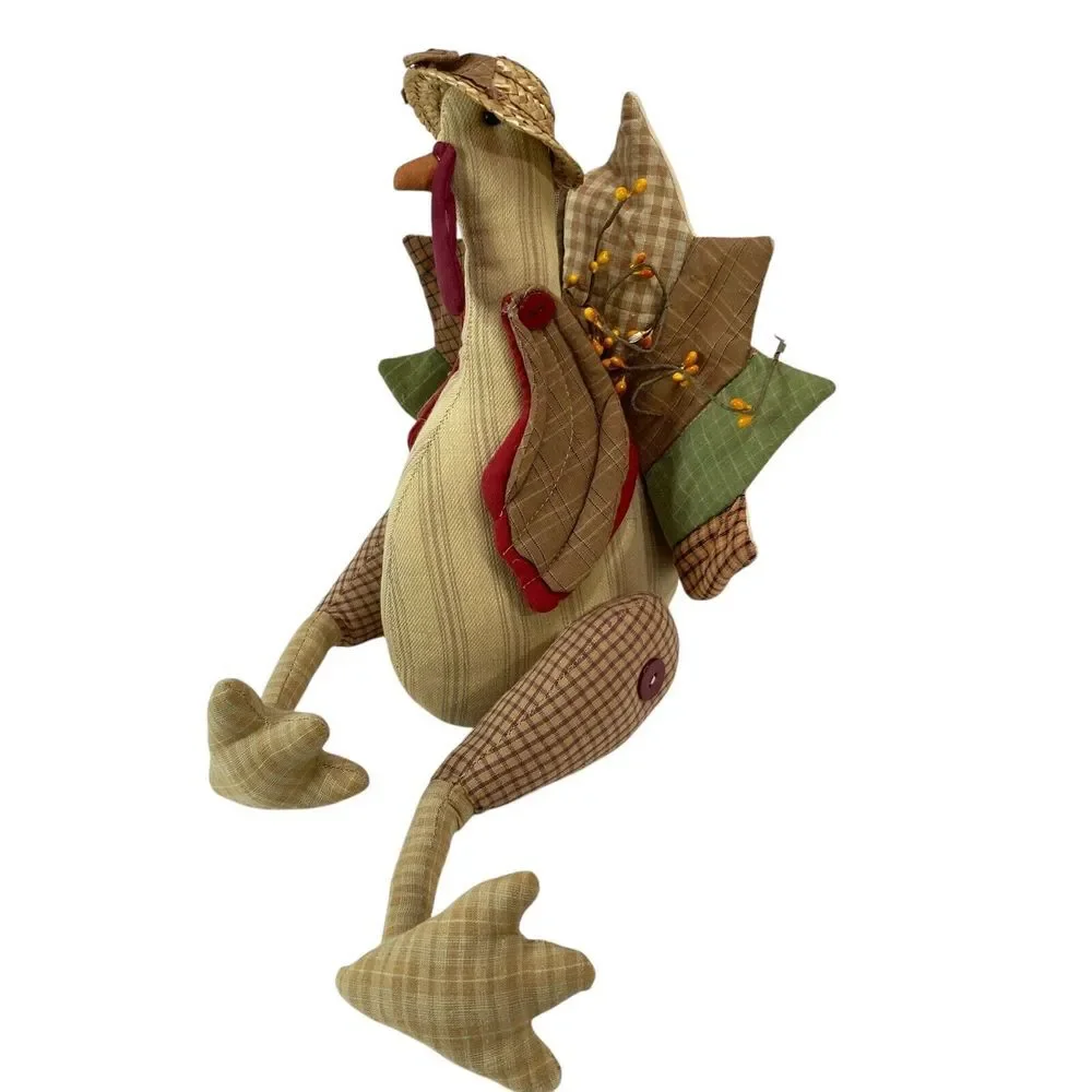 Thanksgiving Stuffed Tom Turkey Holiday Table Topper 11